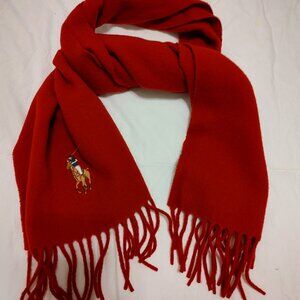 Polo Ralph Lauren 100% Lambs Wool Scarf